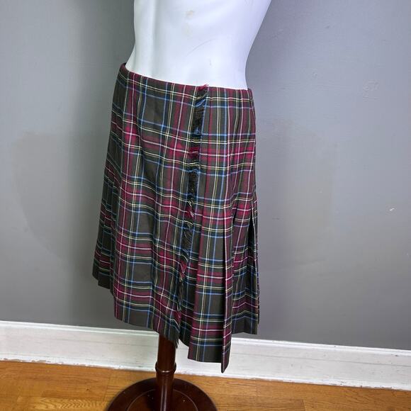 Brooks Brothers skirt size 8 plaid tartan kilt academia clueless preppy - Picture 1 of 15